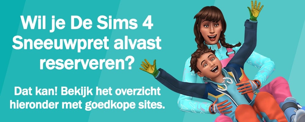 Sims 4 Sneeuwpret pre-orderen