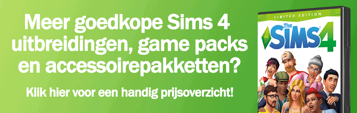 Koop en download Sims 4 basisspellen, uitbreidingspakketten, game packs en accessoirepakketten