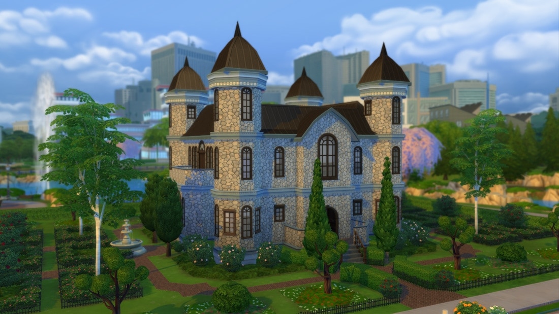 Sims 4 huis - Kingston Castle