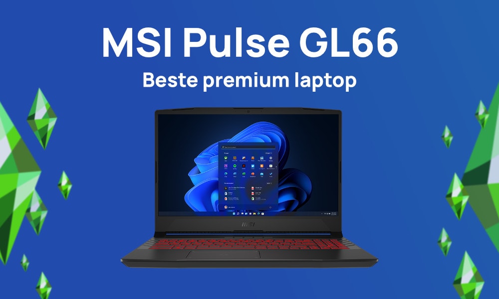 Beste premium laptop Sims 4: MSI Pulse GL66